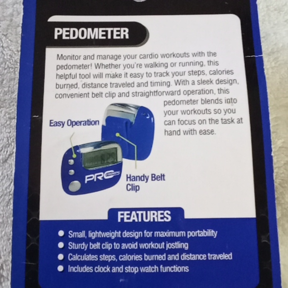 Blue Pedometer - Picture 4 of 4